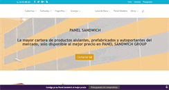 Desktop Screenshot of panel-sandwich.com