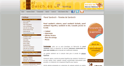 Desktop Screenshot of panel-sandwich.es