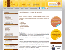 Tablet Screenshot of panel-sandwich.es